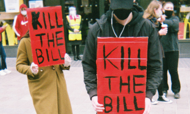 Kill the Bill protest in Leicester