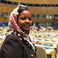 Nisreen Elsaim at the UN