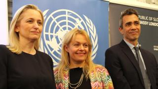 Ambassador Sanja Štiglic, Jane Kinninmont and Ben Majekodunmi