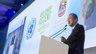 Ban Ki-moon: leaders should join a "race to the top" on climate