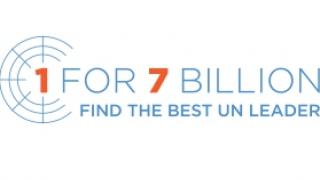 1 for 7 Billion calls for the Secretary-General to stand for a single term