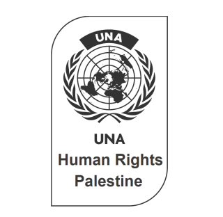 UNA Human Rights Palestine Logo