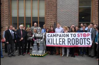 At redigere sandhed Støt Campaign to stop killer robots | UNA_UK